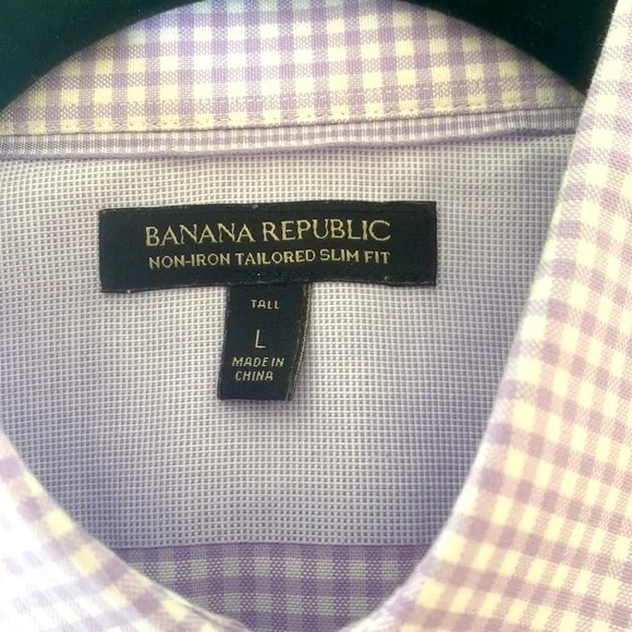 Men's Banana Republic Slim Fit Dress Shirt - Picture 4 of 5